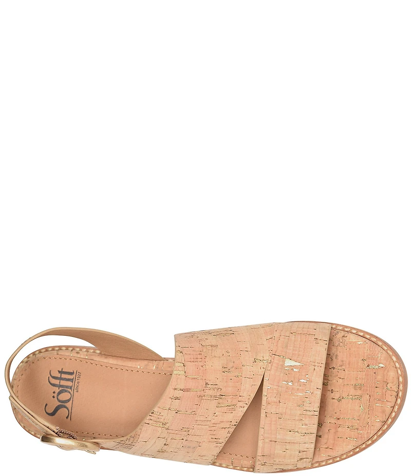 Sofft Nivian Cork Modern Wrap Sandals