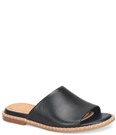 Sofft Noble II Leather Blanket Stitch Slides