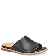 Sofft Noble II Leather Blanket Stitch Slides