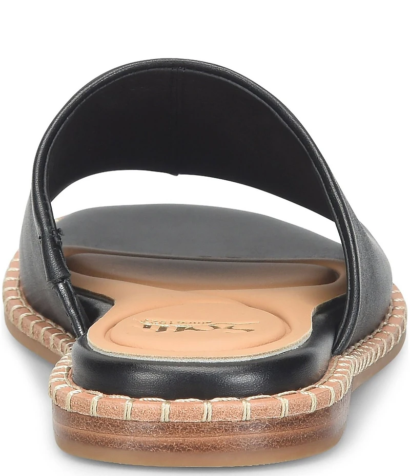 Sofft Noble II Leather Blanket Stitch Slides