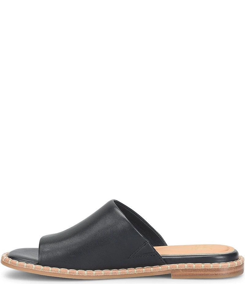 Sofft Noble II Leather Blanket Stitch Slides