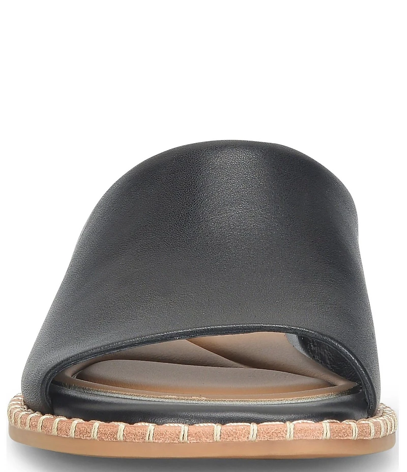 Sofft Noble II Leather Blanket Stitch Slides