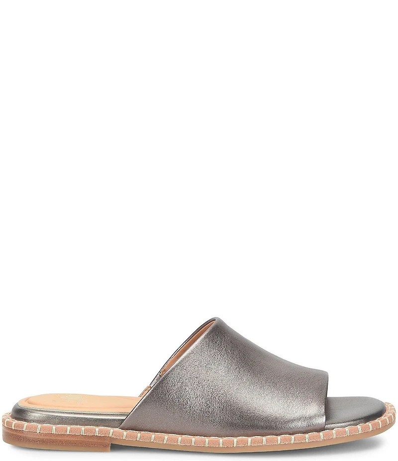 Sofft Noble II Leather Blanket Stitch Slides