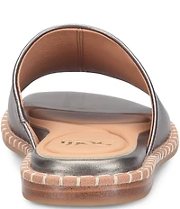 Sofft Noble II Leather Blanket Stitch Slides