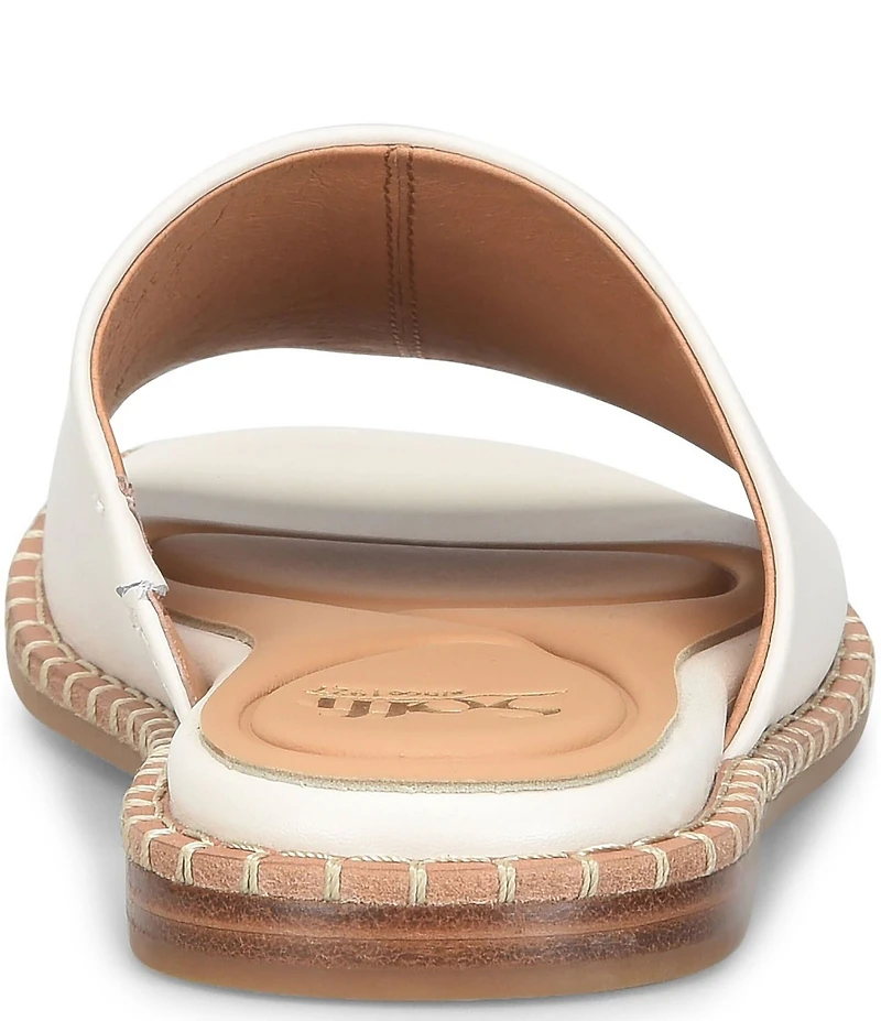 Sofft Noble II Leather Blanket Stitch Slides