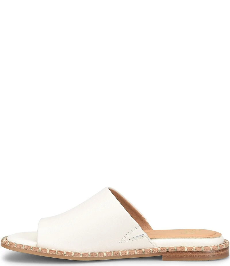 Sofft Noble II Leather Blanket Stitch Slides