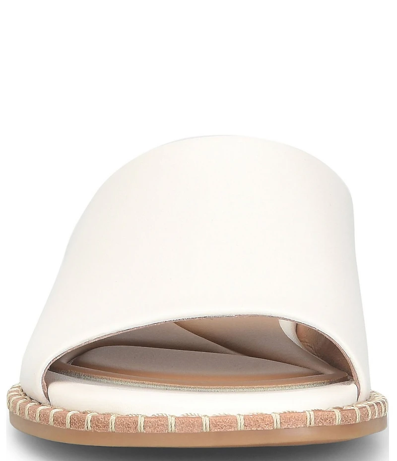 Sofft Noble II Leather Blanket Stitch Slides