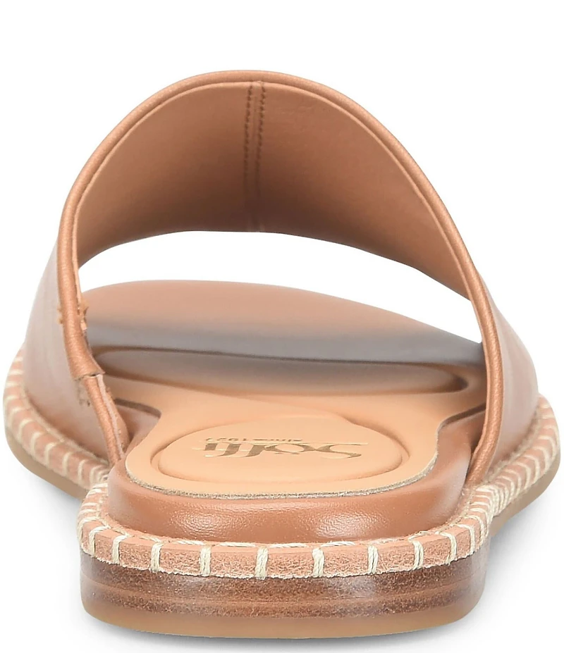 Sofft Noble II Leather Blanket Stitch Slides
