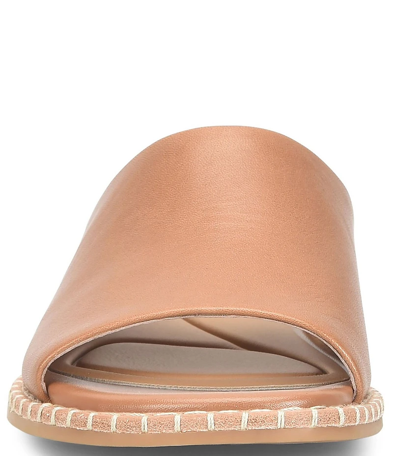 Sofft Noble II Leather Blanket Stitch Slides