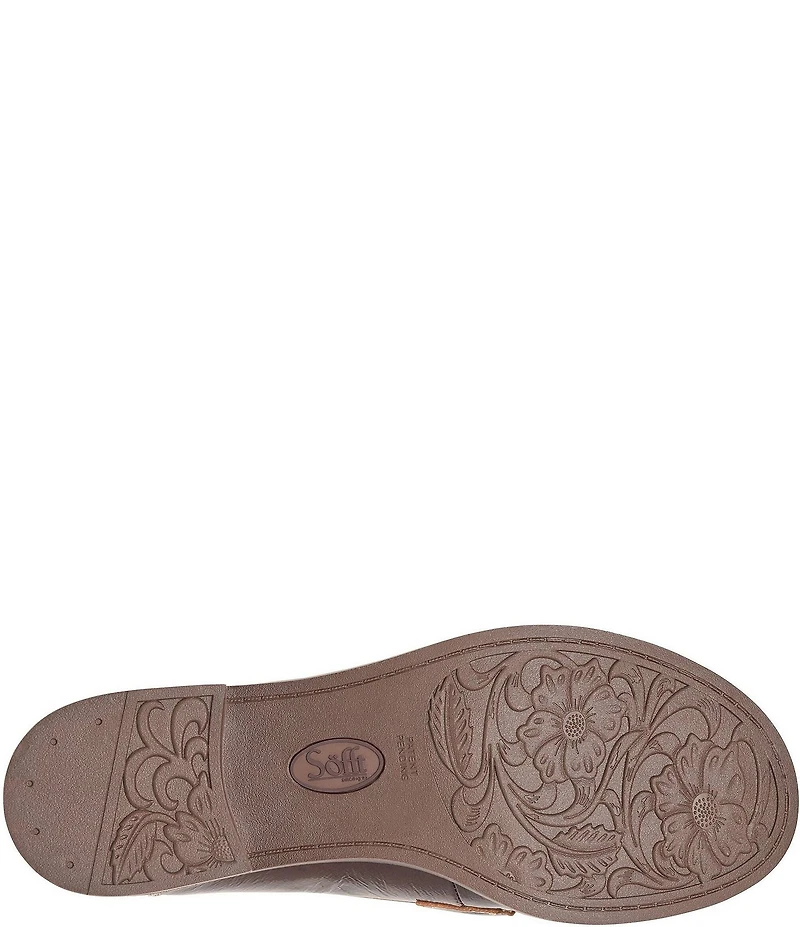 Sofft Nova Crinkle Patent Leather Bit Buckle Loafers