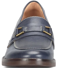 Sofft Nova Leather Bit Buckle Loafers