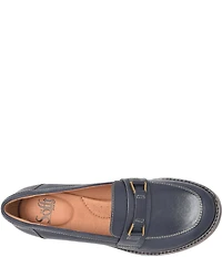 Sofft Nova Leather Bit Buckle Loafers