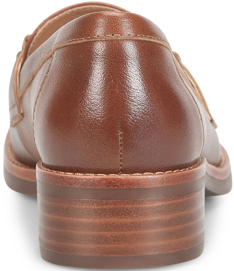 Sofft Nova Leather Bit Buckle Loafers