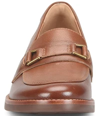 Sofft Nova Leather Bit Buckle Loafers