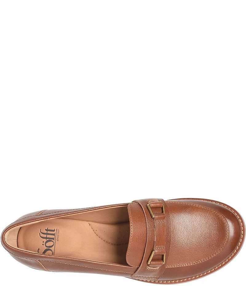 Sofft Nova Leather Bit Buckle Loafers
