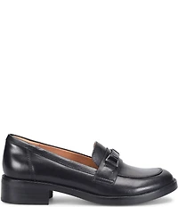 Sofft Nova Leather Bit Buckle Loafers