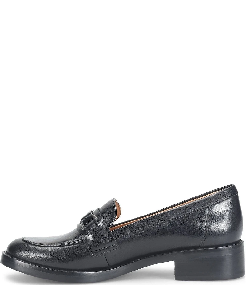 Sofft Nova Leather Bit Buckle Loafers
