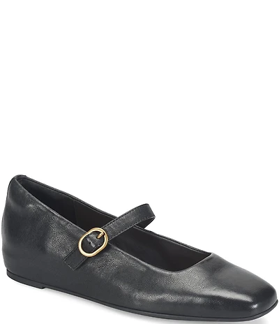 Sofft Palma Leather Hidden Wedge Mary Jane Pumps