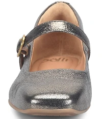 Sofft Palma Leather Hidden Wedge Mary Jane Pumps