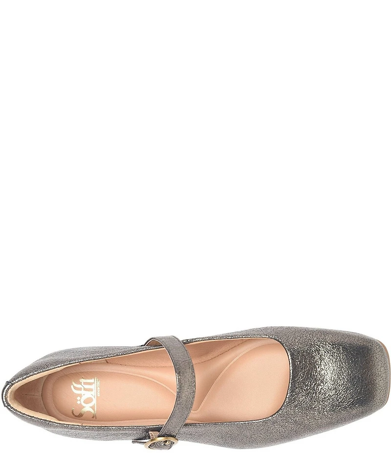 Sofft Palma Leather Hidden Wedge Mary Jane Pumps