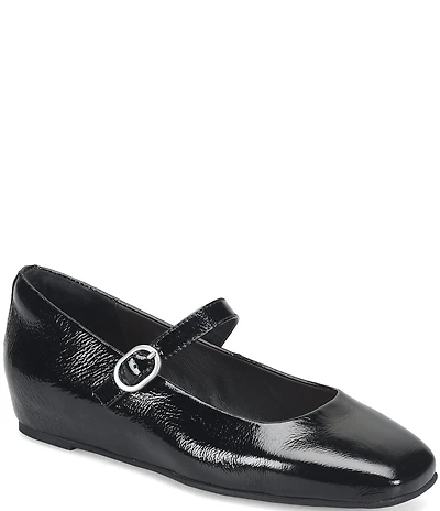 Sofft Palma Patent Leather Hidden Wedge Mary Jane Pumps