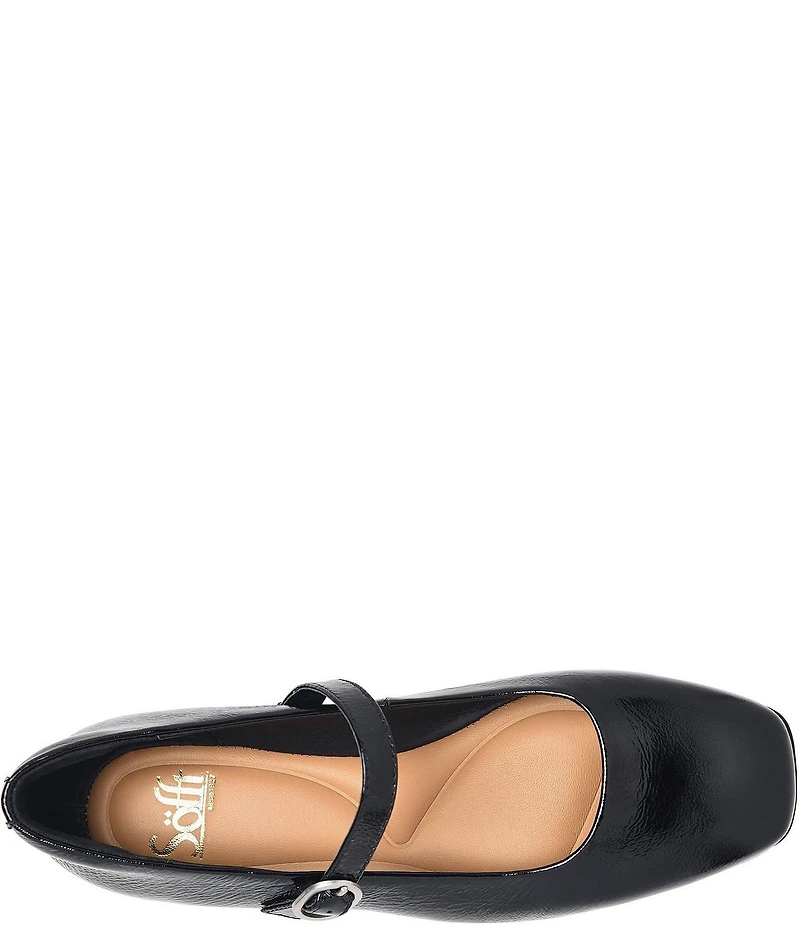 Sofft Palma Patent Leather Hidden Wedge Mary Jane Pumps
