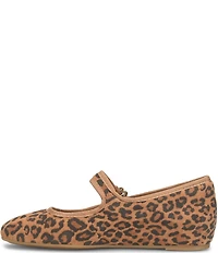 Sofft Peyton Leopard Mary Jane Hidden Wedge Flats