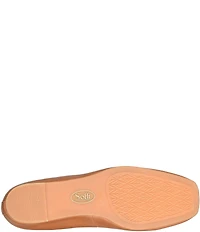 Sofft Poppy Leather Slip On Ballet Wedge Pumps