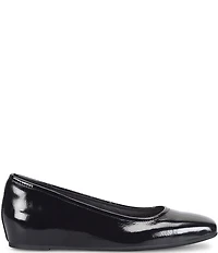 Sofft Poppy Patent Leather Slip On Ballet Wedge Pumps
