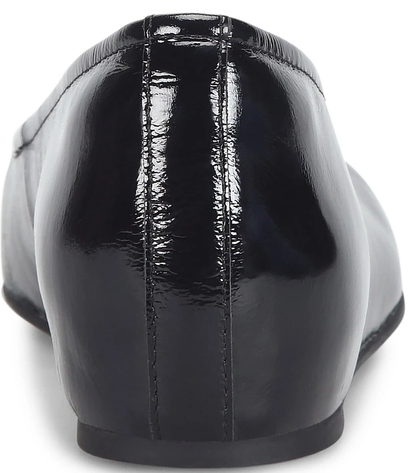 Sofft Poppy Patent Leather Slip On Ballet Wedge Pumps