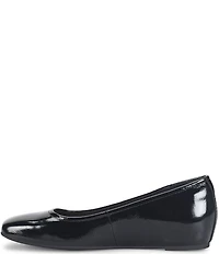Sofft Poppy Patent Leather Slip On Ballet Wedge Pumps