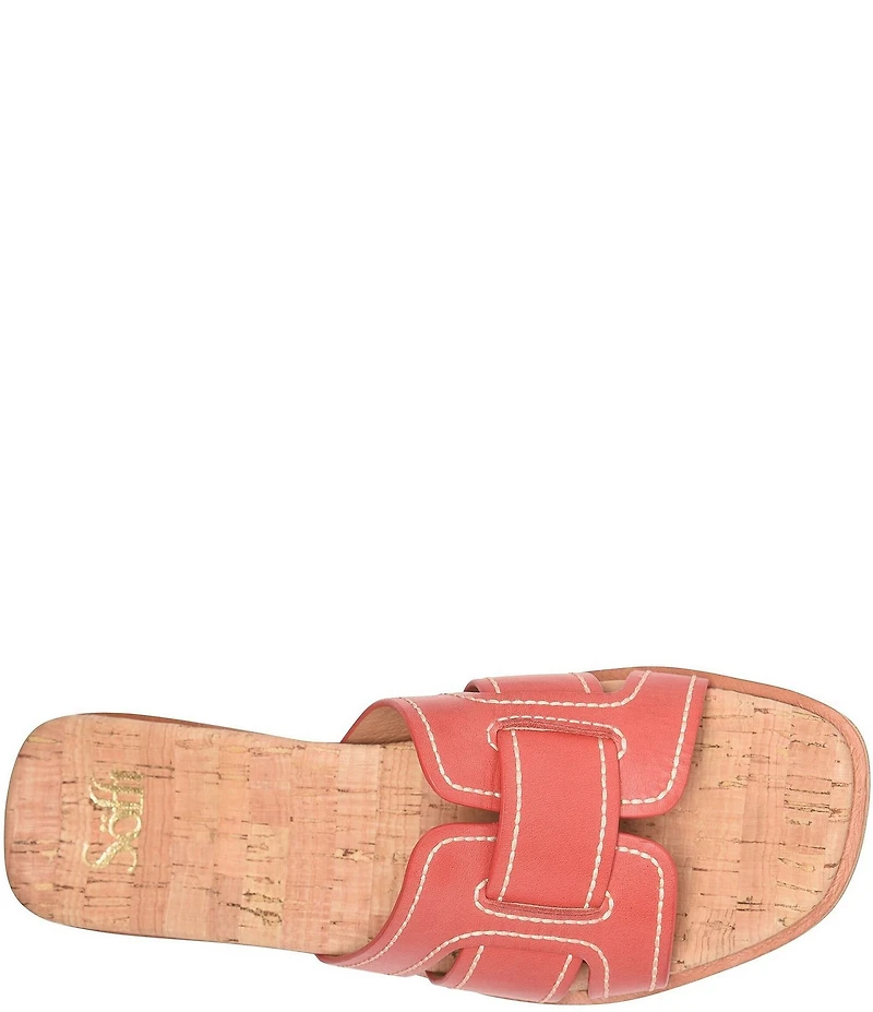 Sofft Rachel Leather Stitch Sandals