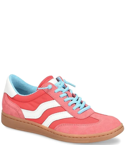 Sofft Remmi Suede and Nylon Retro Sneakers
