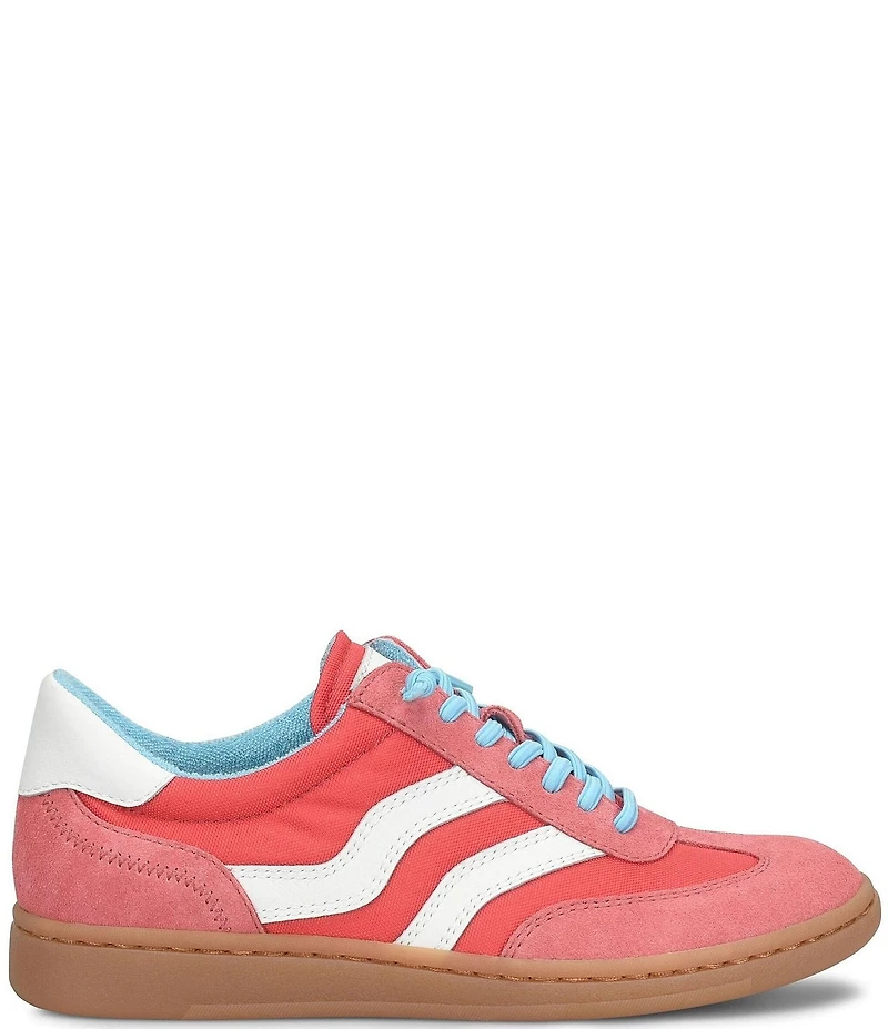 Sofft Remmi Suede and Nylon Retro Sneakers