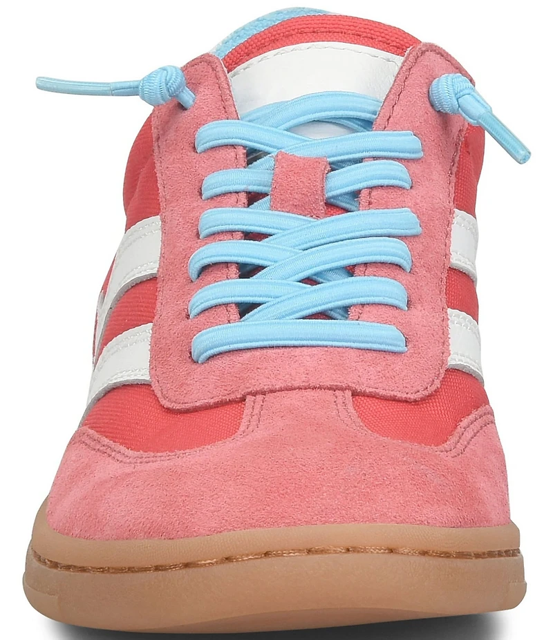 Sofft Remmi Suede and Nylon Retro Sneakers