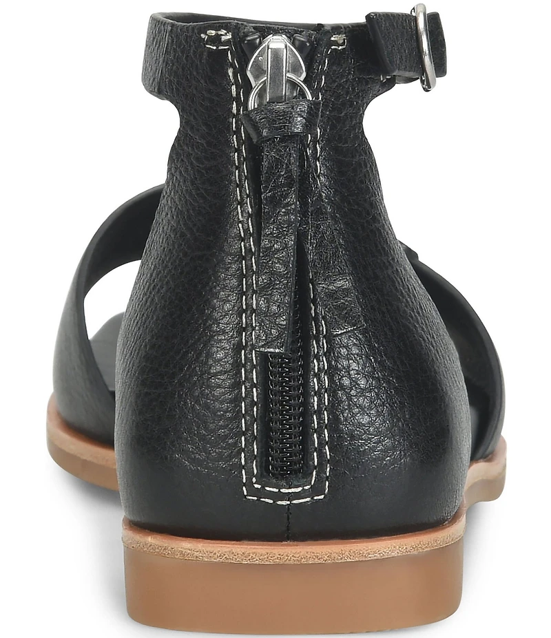 Sofft Reyna Leather Ankle Strap Sandals