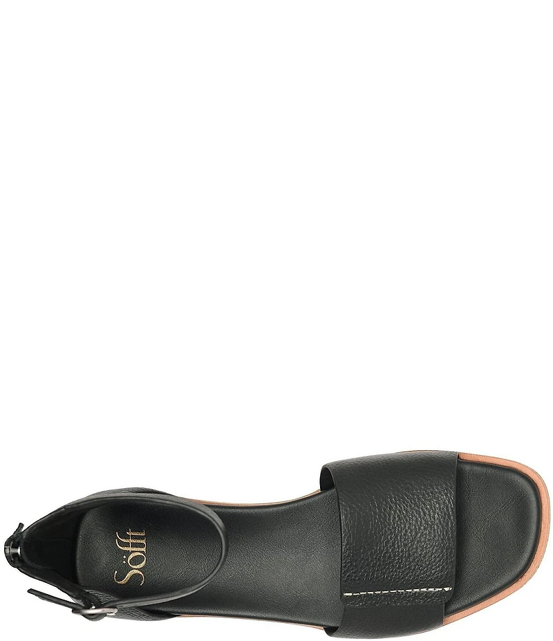 Sofft Reyna Leather Ankle Strap Sandals