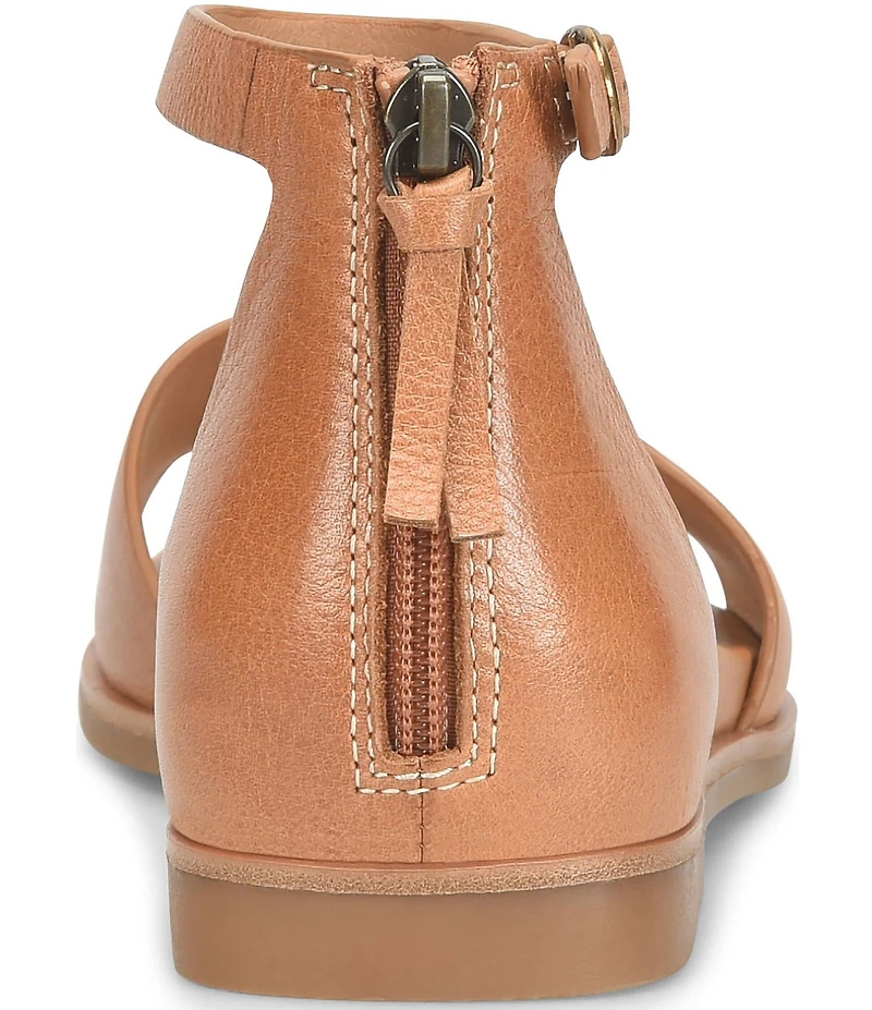 Sofft Reyna Leather Ankle Strap Sandals