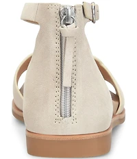 Sofft Reyna Suede Ankle Wrap Sandals