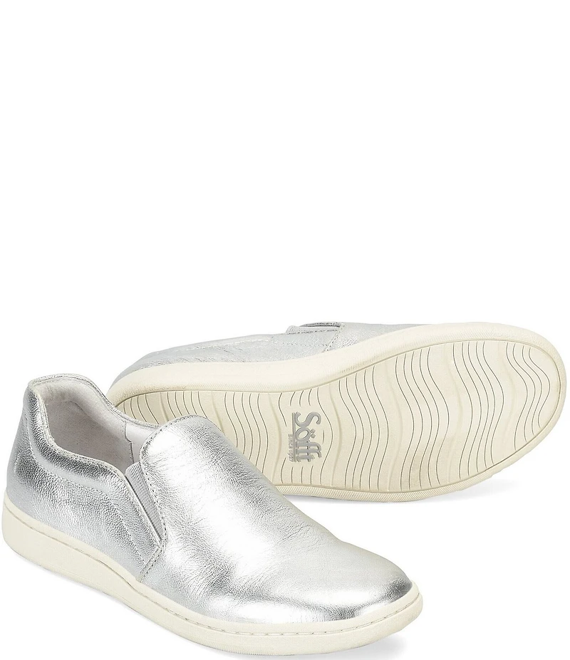 Sofft Roxie Leather Slip On Sneakers