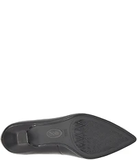 Sofft Sabrina Leather Pointed Toe Kitten Heel Pumps