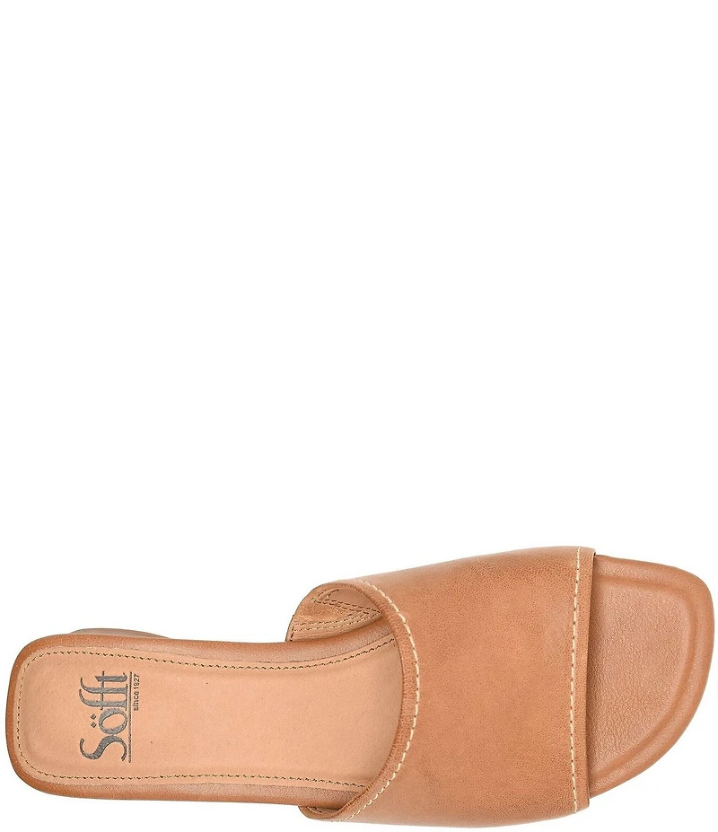 Sofft Sahara Leather Slide Sandals