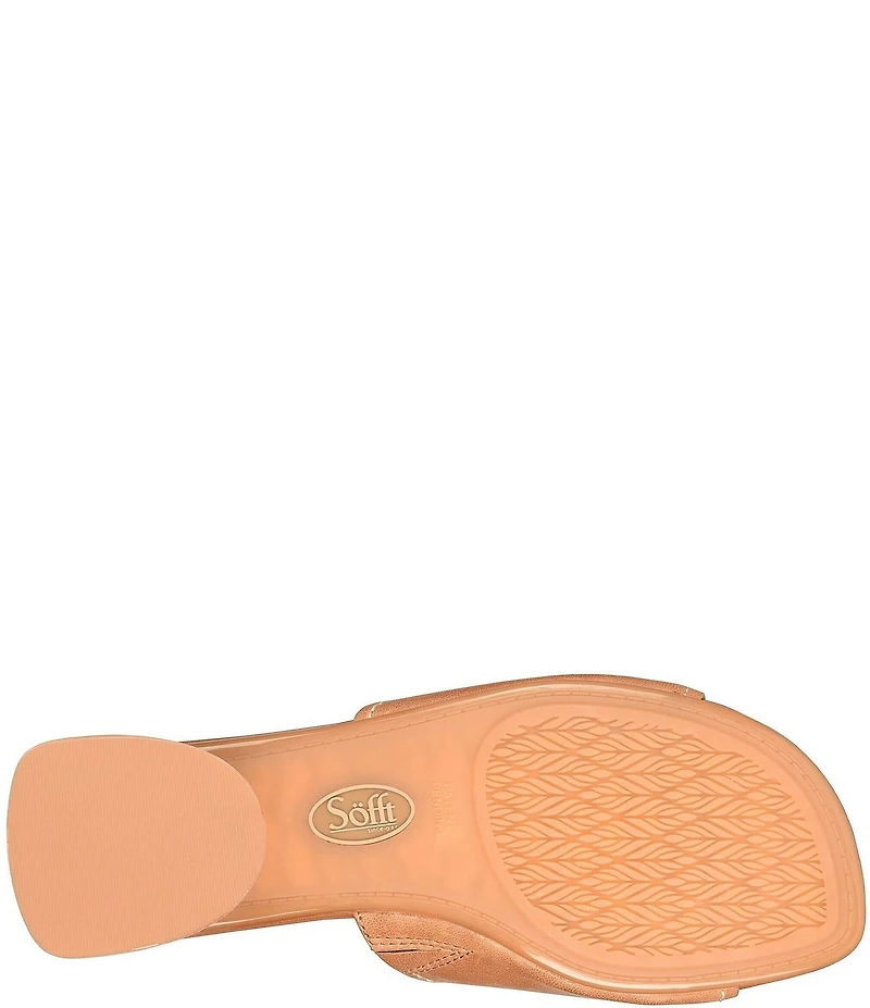 Sofft Sahara Leather Slide Sandals