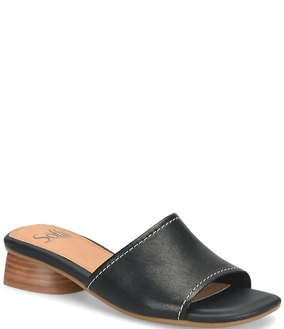 Sofft Sahara Leather Slide Sandals