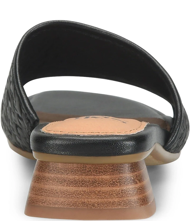 Sofft Sahara Woven Raffia Slide Sandals