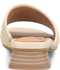 Sofft Sahara Woven Raffia Slide Sandals