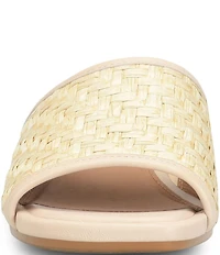 Sofft Sahara Woven Raffia Slide Sandals