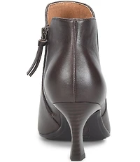 Sofft Sasha Waterproof Leather Kitten Heel Dress Booties