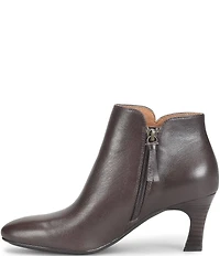 Sofft Sasha Waterproof Leather Kitten Heel Dress Booties