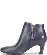 Sofft Sasha Waterproof Leather Kitten Heel Dress Booties